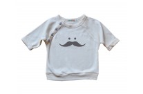 Sweatshirt "Moustache" by Organic Zoo