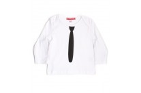 Tshirt manches longues "tie" by Oh Baby London