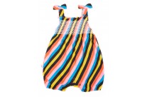 Barboteuse à smocks multicolore by Oh Baby London