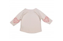 Sweatshirt "Heart patchs" by Organic Zoo